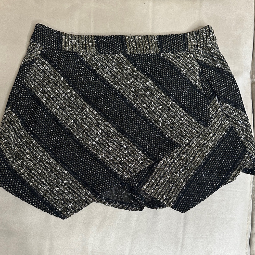 DO+BE Black and Silver Women's Skort